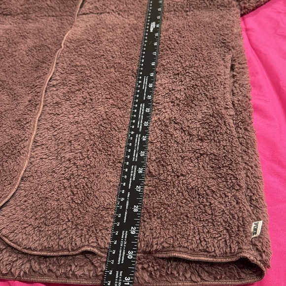 (R3) NEW Victoria Secret PINK
SHERPA Cardigan M L Cocoa
 Hooded Jacket Powder - Picture 9 of 15